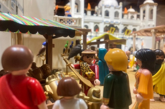 Ir a la noticia El belén Playmobil-Hidrogea vuelve a San Javier esta Navidad