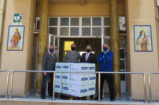 Ir a la noticia Hidrogea y Dosfarma se unen para donar productos de primera necesidad a la Hospitalidad de Santa Teresa