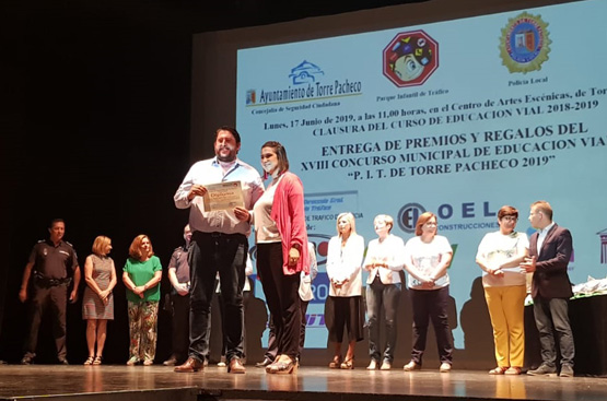 Ir a la noticia Entrega de premios a los ganadores del XVIII concurso de Educación Vial de Torre Pacheco