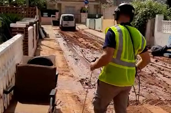 Ir a la noticia Más de cien trabajadores de Hidrogea logran evitar los cortes de agua en Cartagena durante el paso de la DANA
