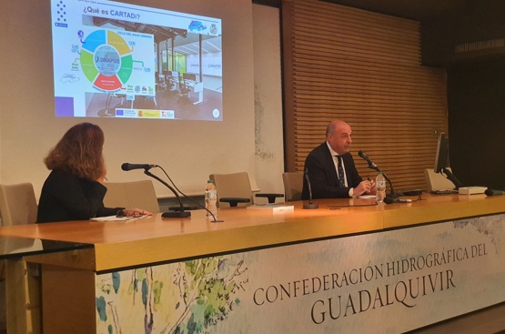 Ir a la noticia Hidrogea expone su proyecto CARTADi de digitalización en la jornada organizada por el MITECO en Sevilla